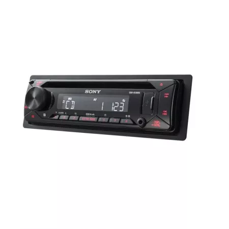 Autorádio SONY s CD, MP3, USB, AUX, 1DIN, červené, CDX-G1300U