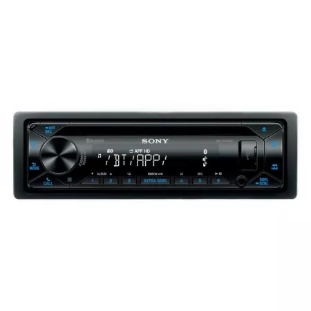Autorádio SONY s CD, MP3, USB, AUX, Bluetooth, 1DIN, červené, MEX-N4300BT
