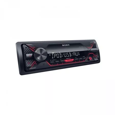 Autorádio SONY s USB, MP3, AUX, 1DIN, červené, DSX-A210UI