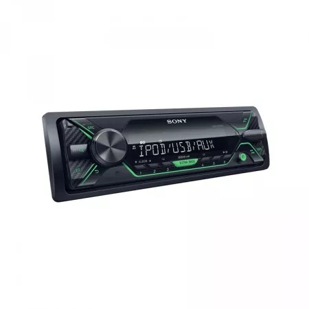 Autorádio SONY s USB, MP3, AUX, 1DIN, zelené, DSX-A212UI