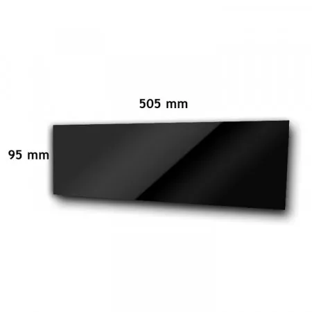 Černé plexisklo na zakrytí snímačů laserových rušiček, PERSX-03