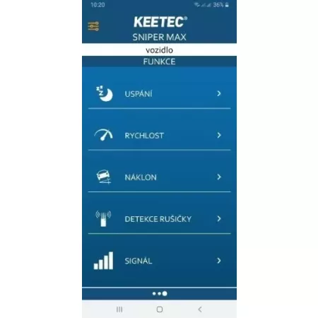 GPS lokátor do auta Keetec s komfortním ovládáním, SNIPER MAX CONTROL