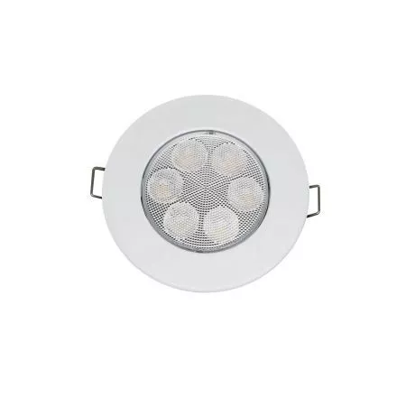 Interiérové LED světlo kruhové naklápěcí bílé, 1.8W, 12/24V, 133lm, WL 048 