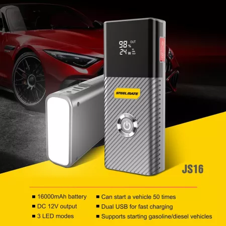 Jumpstarter sada pro nouzové startování 16000mAh, JS16