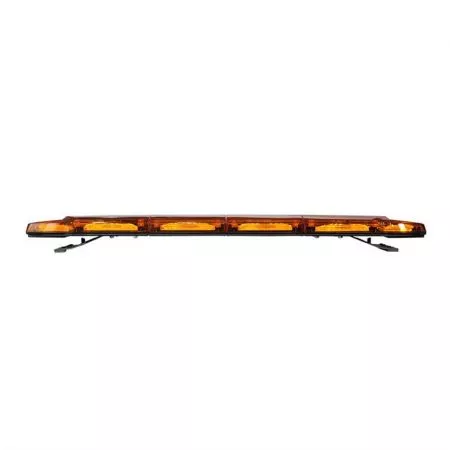 LED rampa s homologací Warrior, 120 cm, 12V - 24V, oranžová s oranžovým krytem, WARR48-A