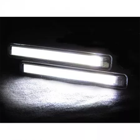 LED světla pro denní svícení, Keetec, DRL 16-3W, s homologací a inovativní technologií světlovodu