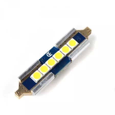 LED žárovka CAN BUS SUFIT 36mm, 12V, 6 LED, bílá, LED 36SUFIT 6-250