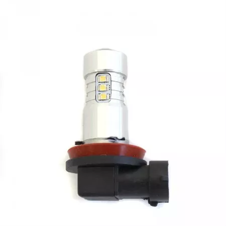 LED žárovka H11 12V - 24V, 12 + 3 LED, bílá, Michiba