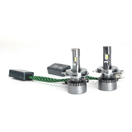LED žárovka H4 12V 45W bílá, canbus, 5000lm, 6000K, 2ks, HP LED H4