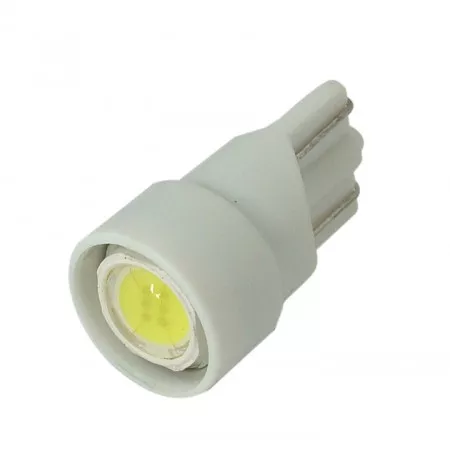 LED žárovka T10, 12V, 1 LED - 1W, bílá, Michiba, HL 101