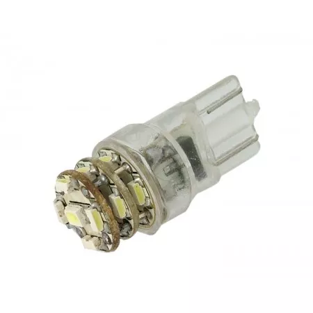 LED žárovka T10, 12V, 13 LED, bílá, Michiba, HL 322