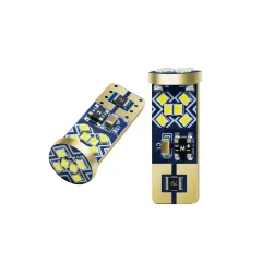 LED žárovka T10 12V 5W bílá, canbus, 250lm, 6000K, 2ks, HP LED T10