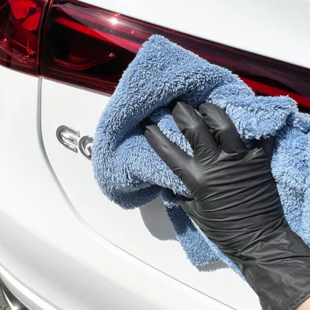 Leštící utěrka, 450gsm, 40cm x 40cm, modře šedá, It's Win WINC-241