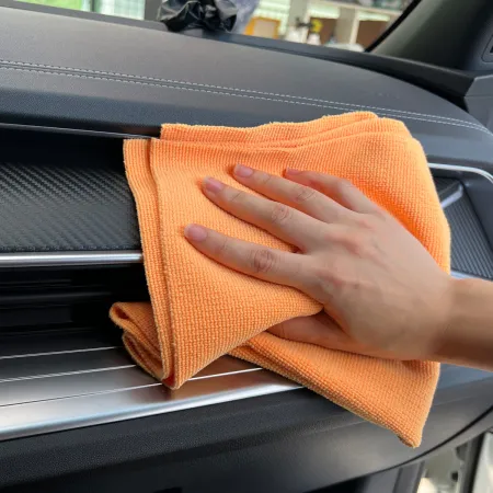 Leštící utěrka, 430gsm, 40cm x 40cm, oranžová, sada 5ks, It's Win WINC-206-2