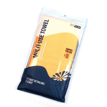 Leštící utěrka, 430gsm, 40cm x 40cm, oranžová, sada 5ks, It's Win WINC-206-2