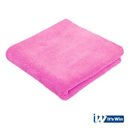 Mikrovláknová utěrka na leštění, 490gsm, 40x40cm, růžová, It's Win WINC-241-4
