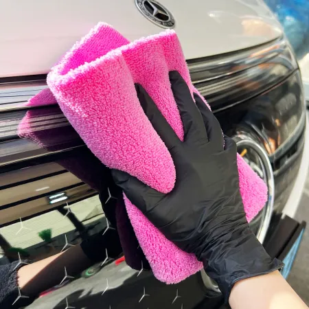 Mikrovláknová utěrka na leštění, 490gsm, 40x40cm, růžová, It's Win WINC-241-4