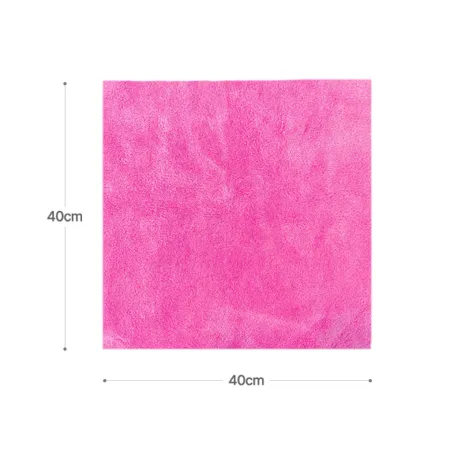 Mikrovláknová utěrka na leštění, 490gsm, 40x40cm, růžová, It's Win WINC-241-4