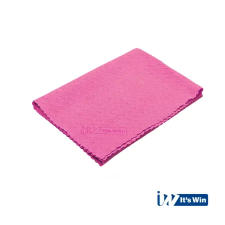 Mikrovláknová utěrka na okna, 290gsm, 40 x 40cm, růžová, It's Win WINC-243-4
