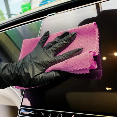 Mikrovláknová utěrka na okna, 290gsm, 40 x 40cm, růžová, It's Win WINC-243-4