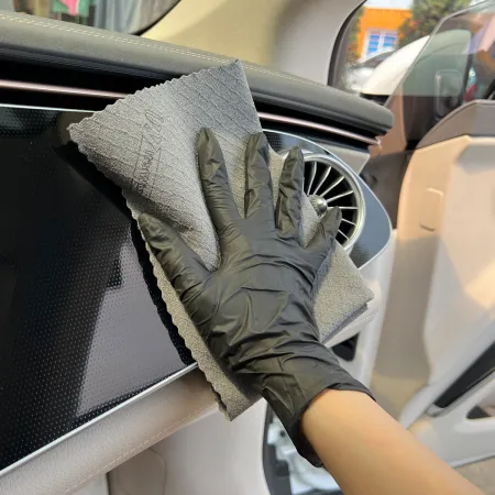 Mikrovláknová utěrka na okna, 290gsm, 40 x 40cm, šedá, It's Win WINC-243-2