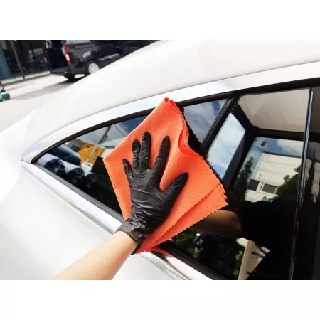 Mikrovláknová utěrka na okna, 290gsm, 40 x 40cm, oranžová, It's Win WINC-243