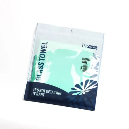 Mikrovláknová utěrka na okna, 420gsm, 40 x 40cm, zelená, It's Win WINC-222