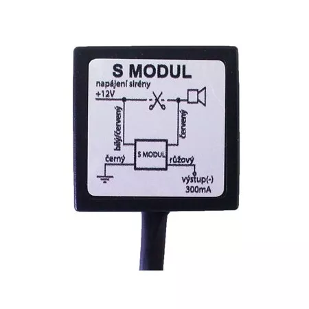 Modul pro připojení originálních autoalarmů k GPS jednotkám, S MODUL