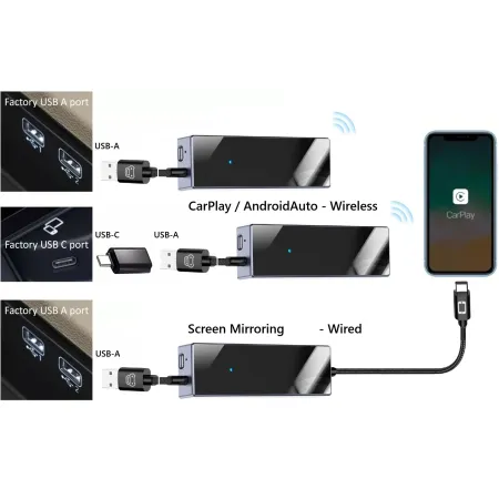 Modul zrcadlení telefonu přes USB kabel, CA450