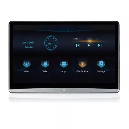 Multimediální dotykový monitor 11.6" na opěrku hlavy s Android 9, HDMI, USB, SD, MH1162R