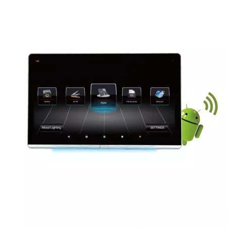 Multimediální dotykový monitor 12.3" na opěrku hlavy s Android 10, HDMI, USB, SD, MH1230M