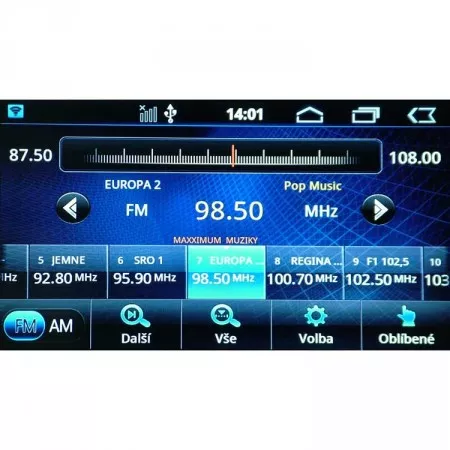 Multimediální rádio pro VW a ŠKODA RR-VW01 + WIFI ADAPTÉR ZDARMA