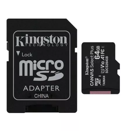 Paměťová karta 64GB Kingston micro SDXC Class 10, SD CARD 64GB