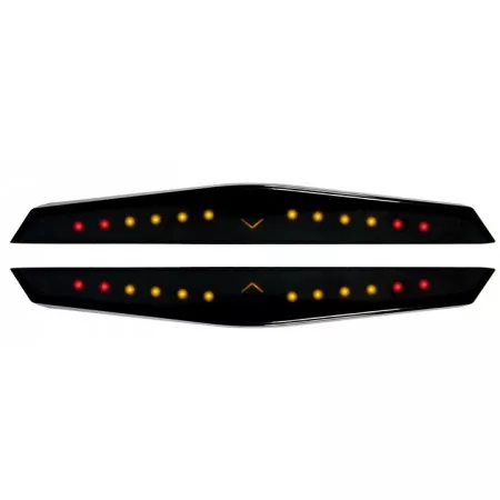 Parkovací senzory přední a zadní s LED displejem 19mm, KEETEC BS 800 LED, černé matné