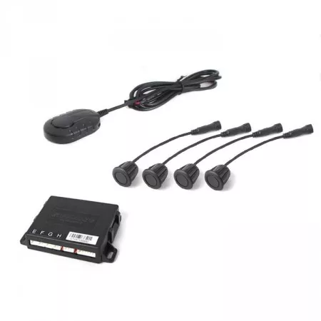Parkovací senzory přední akustické 23mm, STEELMATE PTS410EX-F METAL, černé matné
