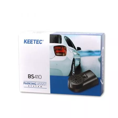 Parkovací senzory zadní akustické, černá matná, 23mm, KEETEC BS 410