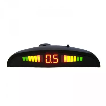 Parkovací senzory zadní s LED displejem, černá lesklá, 25mm, BENE 412