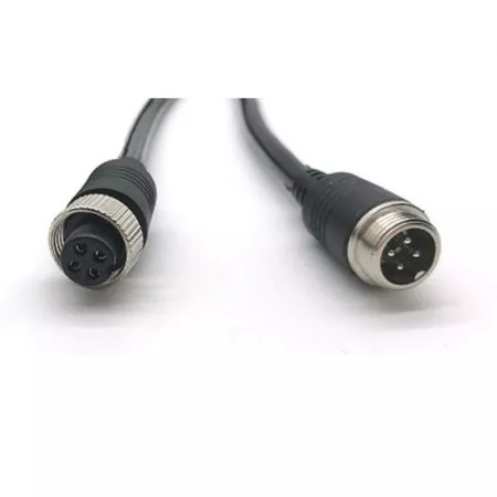 Propojovací kabel pro monitor a kameru, 4PIN 1m samice-samec, M12 1m