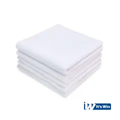 Sada mikrovláknových utěrek, 310gsm, 40x40cm, bílá, 5ks, It's Win WINC-122
