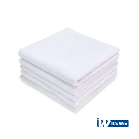 Sada mikrovláknových utěrek, 310gsm, 40x40cm, bílá, 5ks, It's Win WINC-122
