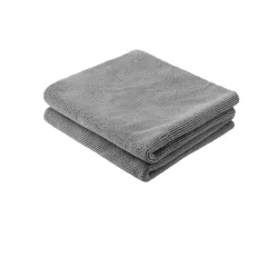 Sada mikrovláknových utěrek, 430gsm, 40x40cm, šedá, 2ks, It's Win WINC-185