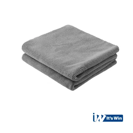 Sada mikrovláknových utěrek, 430gsm, 40x40cm, šedá, 2ks, It's Win WINC-185