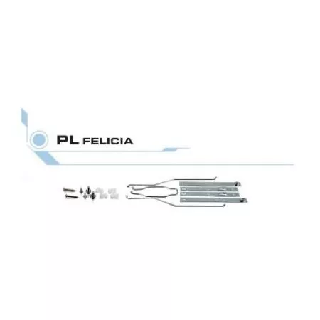 Sada plechů pro montáž centrálního zamykání bez vrtání, Škoda Felicia, PL FELICIA
