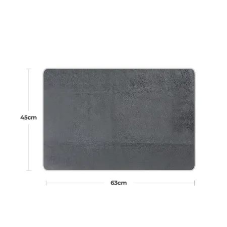 Sušící ručník 2v1, 540gsm, 63x45cm, šedý, 1ks, It's Win WINC-209