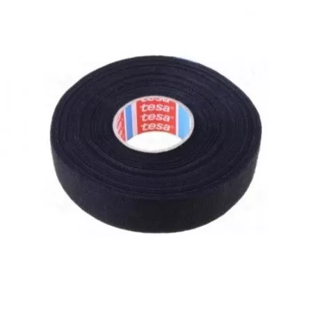 Textilní izolační páska hladká, 25m, TESA 25x25