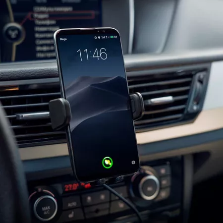 Univerzální držák telefonu do auta s bezdrátovým nabíjením, NEOLINE Qi C2