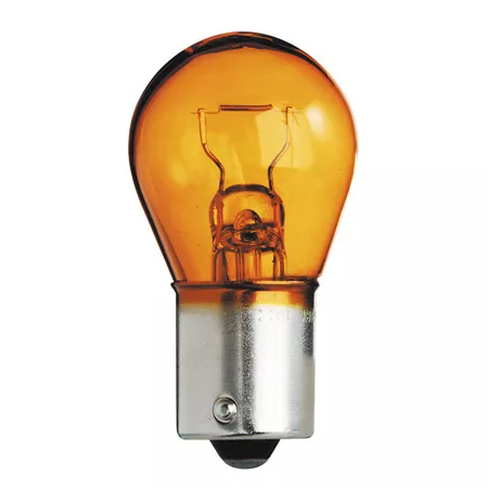Vláknová žárovka Bau15S, 12V, 21W, oranžová, General Electric, GE BAU15S 21W