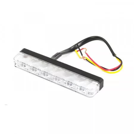 Výstražné LED světlo exteriérové 6 LED, 12V - 24V, oranžové, ES6-A