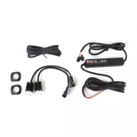 Výstražné LED světlo exteriérové zápustné, 12V - 24V, oranžové, L94-A