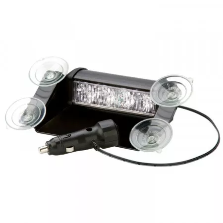 Výstražné LED světlo interiérové 4 LED, 12V - 24V, červené, 3611R